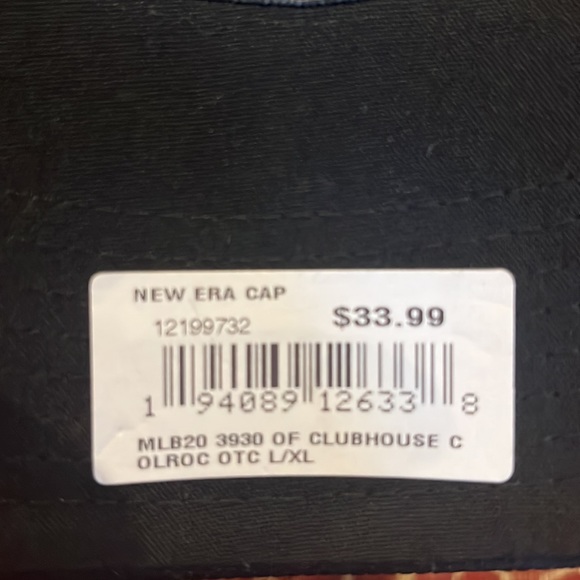 Colorado Rockies New Era 39Thirty Hat - Size L-XL - Picture 7 of 7